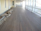 Ipe decking on Ipe veranda, historic ipe decking