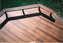 Ipe deck with oil finish