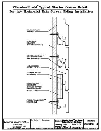 New Climate-Shield Rainscreen System Architectural Details