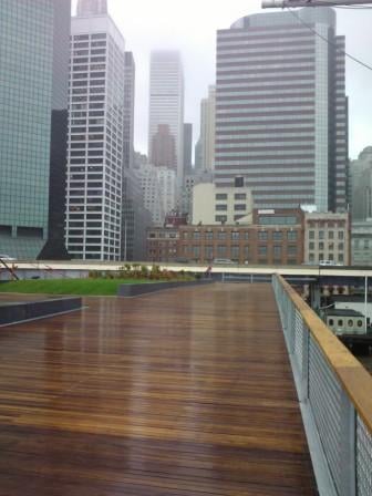 Cumaru decking and Cumaru railing on Pier 15 NYCndrail_at_esplanade_at_pier_15