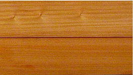 Garapa rainscreen siding