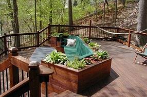 Ipe backyard deck