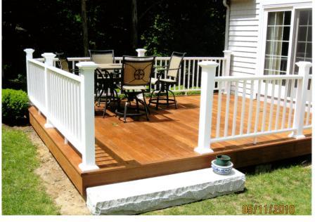Ipe decking with screws creates the strongest deck