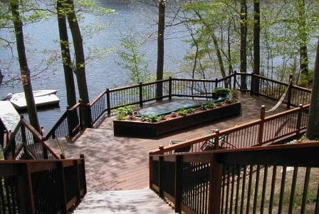 Ipe deck, Ipe stairs, Ipe dock, Ipe bench, Ipe railing system
