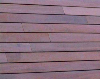 Santa Maria Hardwood Decking and Siding is a Natural!