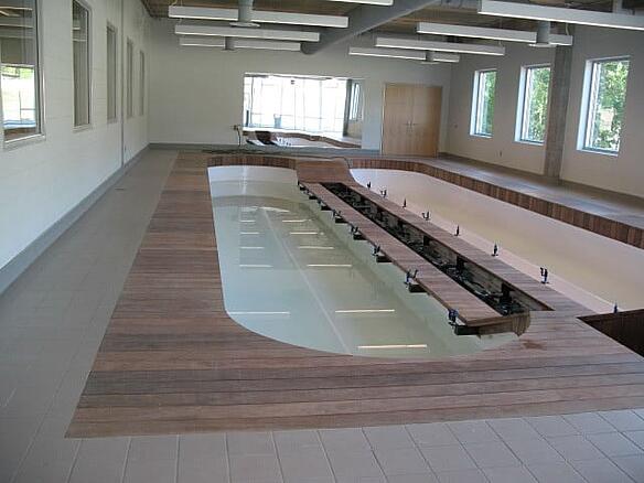 Cumaru Hardwood Decking at a Spa