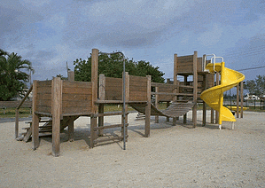 Ipe hardwood children's playground