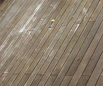 Shorea mahogany decking wears poorly