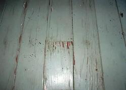 douglas fir decking boards painted
