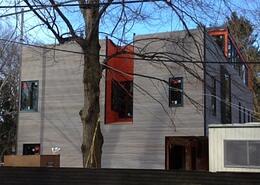 Ipe rain screen siding with Seal-Once finish