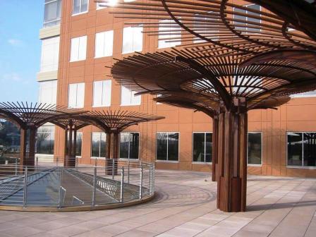 Machiche_wood_in_outdoor_architectural_design_project