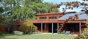 Ipe wood rainscreen system