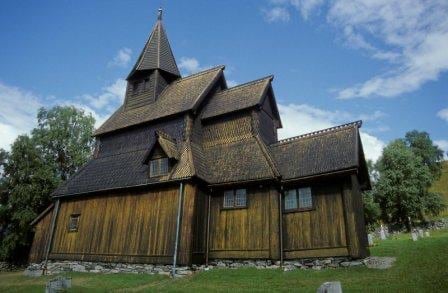 Stvae churce in Urnes, Norway built in the late 1100s using the oldest known wood rainscreen system