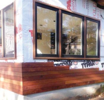 Climate-Shield Rain Screen system uses no wood furring strips