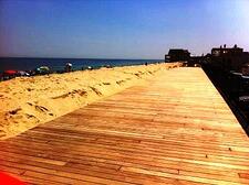 Garapa decking boardwalk at Ortley Beach nears completion