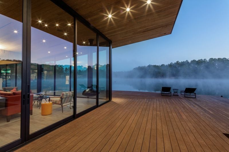 Arbor Wood thermally modified Ash decking and soffits