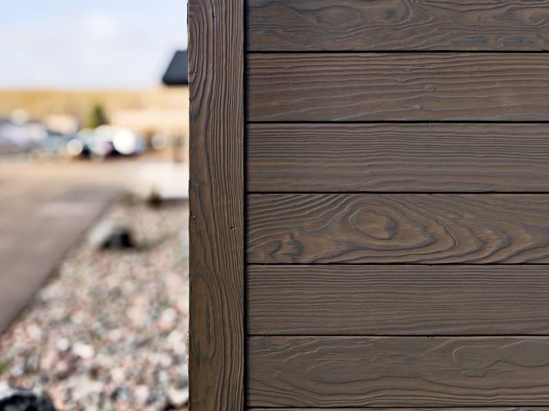 Arbor Wood thermally modified pine with BRNSH and brown oil finish