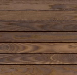 Arbor Wood thermally modified 1x4 T&G Ash cladding