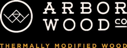 Arbor Wood Co logo black background