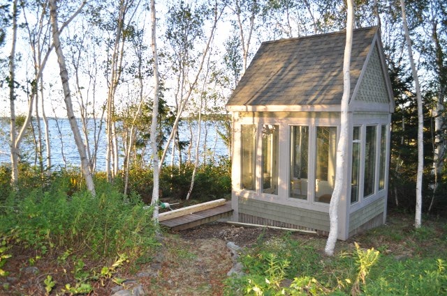 Artist getaway before adding Garapa deck