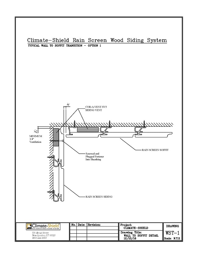 CS WST-1 Wall to Soffit