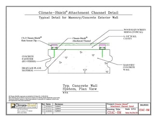 Architectural Details / Specifications - Wood Rainscreen