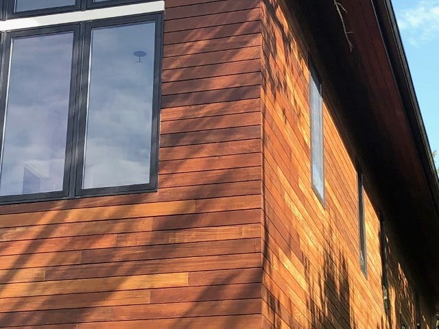 Wood Rainscreen Classing Rainscreen Hardwood Siding | Ipe Wood Siding |Rainscreen Siding