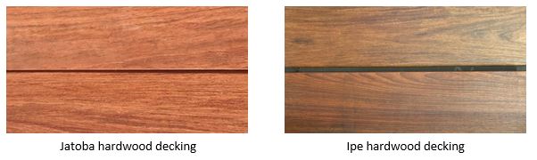 Compare Jatoba to Ipe decking