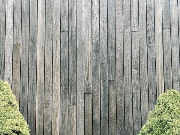 Cumaru rainscreen siding after 12 years of coastal exposure
