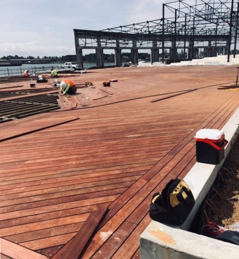 FSC Machiche boardwalk under construction in Oakland, CA