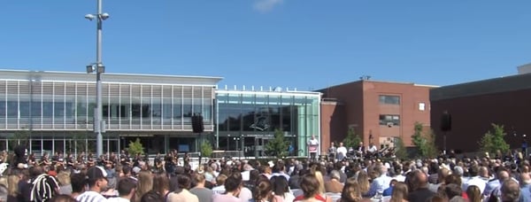 Friar Development Center opening ceremonies at Providence College