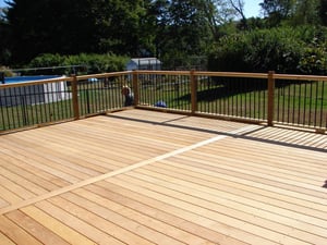Garapa decking face screwed for best fastening-1
