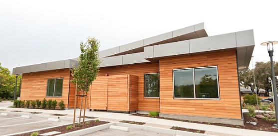 Garapa hardwood rain screen siding