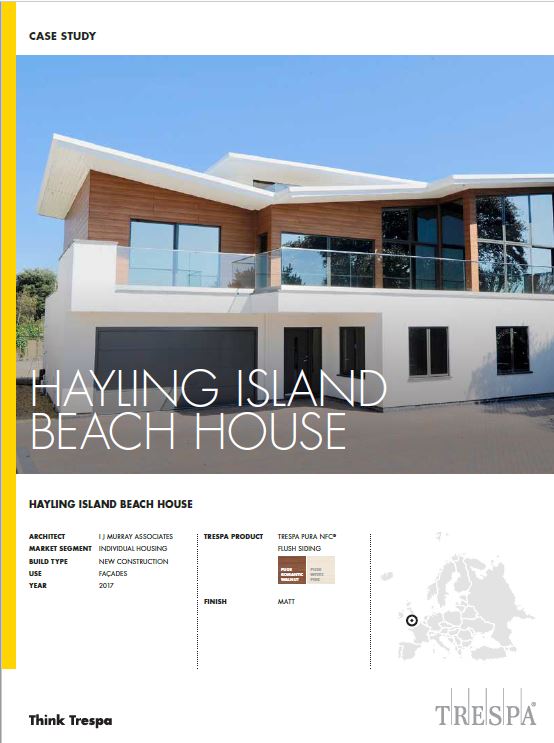 Hayling House Trespa Siding Pura NFC Case Study