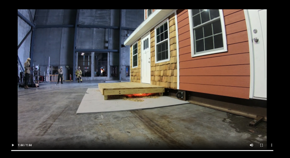 IBHS deck fire research video