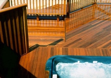 Ipe Deck and Hot tub
