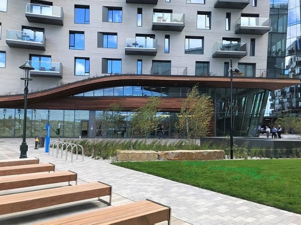 Ipe benches, Ipe fascia and siding