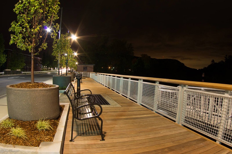 Ipe boardwalk at Nashawannuck Pond