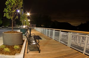 Ipe boardwalk at Nashawannuck Pond