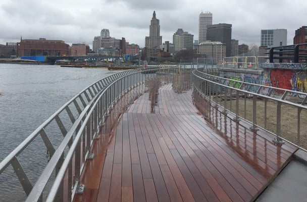 Ipe Decking Featured on Providence Pedestrian Bridge