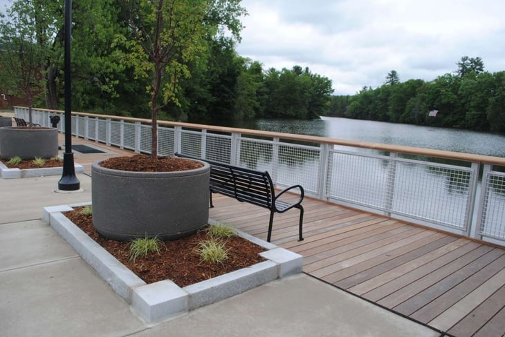 Ipe hardwood decking at Easthampton, MA boardwalk.jpg