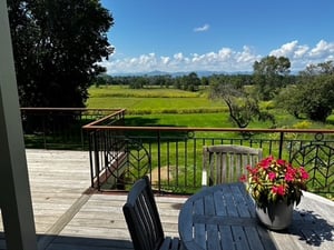 Jatoba deck and covered porch