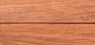 Jatoba hardwood close up detail