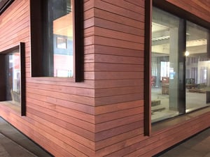 Jatoba hardwood siding wood rainscreen