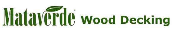 Logo Mataverde green on white Wood Decking horiz Logo Mataverde green on white Wood Decking horiz