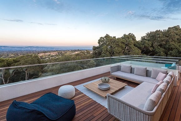 FSC Machiche rooftop deck in the Bay Area with a panoramic view