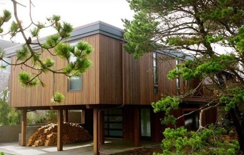 Ipe 1x4 wood siding vertical rainscreen installation