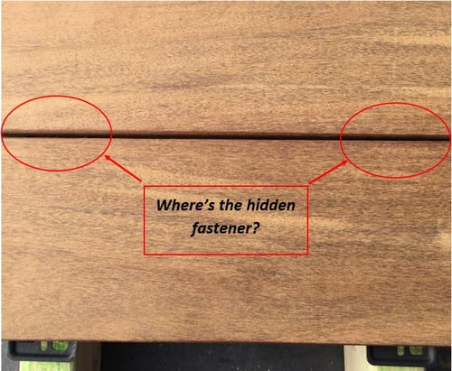 Mataverde Eurotec Deck Clip hidden fastener is barely visible-1