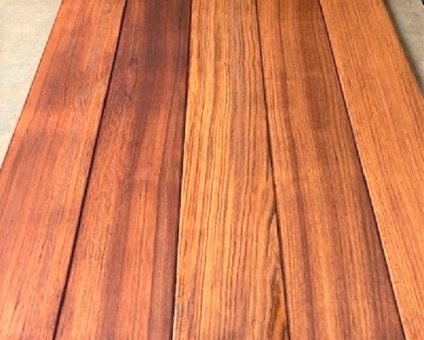 Mataverde Jatoba hardwood decking with Penofin Hardwood formula oil based sealer