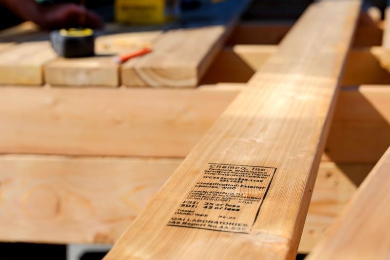 Mataverde SaferWood Douglas Fir fire retardant Treated Dimensional framing lumber